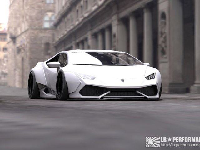 Liberty Walk планирует построить обвес для Lamborghini Huracan
